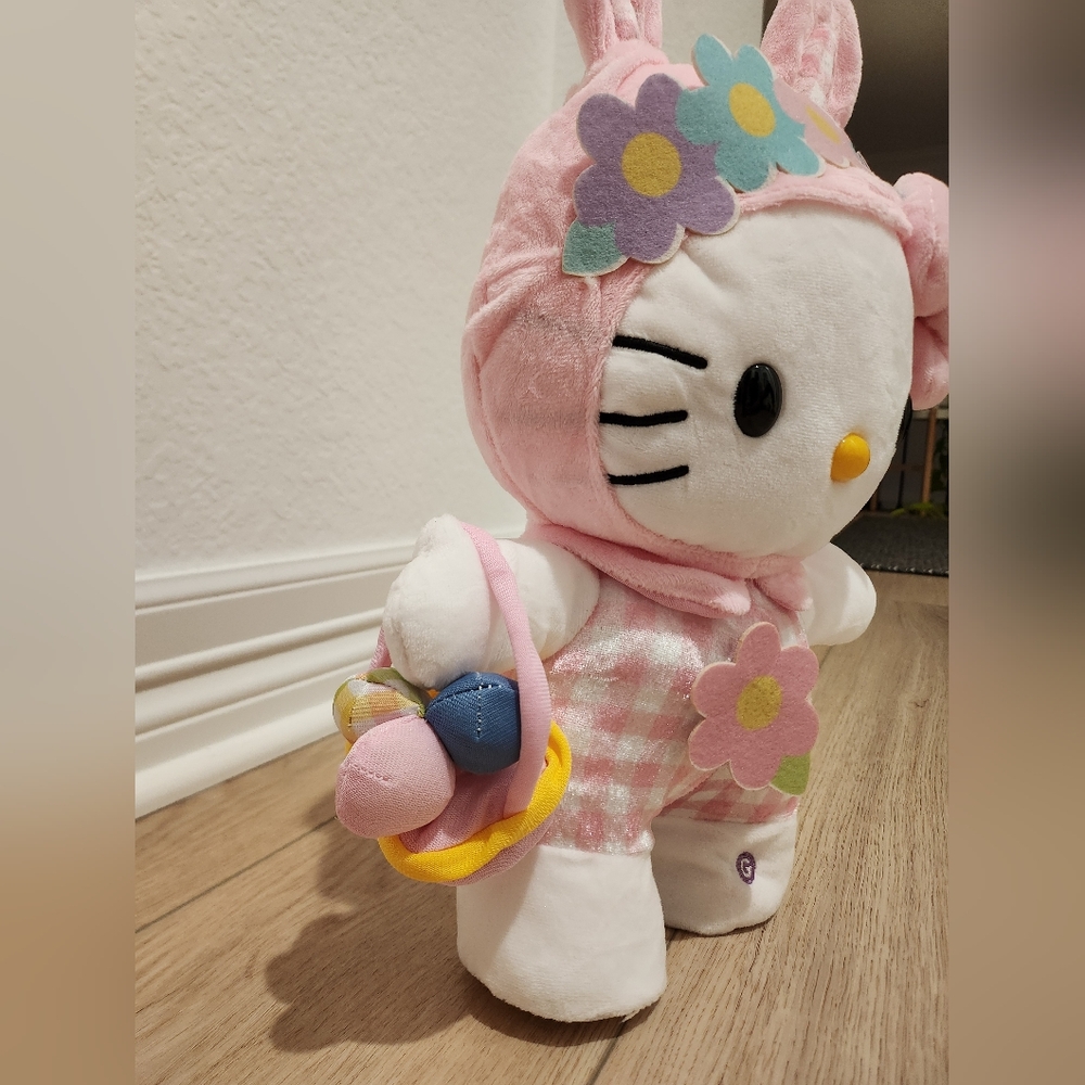 NWY Hello Kitty Easter Side Stepper - Plays "Looby Loo." - Picture 3 of 4